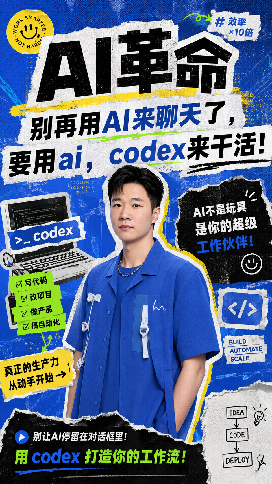 AI工作流海报
